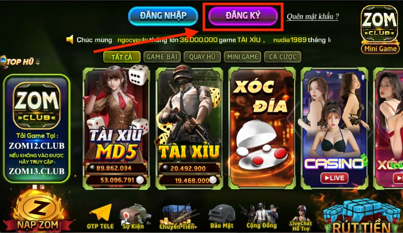 Tại sao người chơi cần phải đăng ký Zomclub?